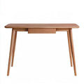 Biurko z litego drewna dębowego Naturalny Dąb 120 x 60 x 75 cm z szufladą